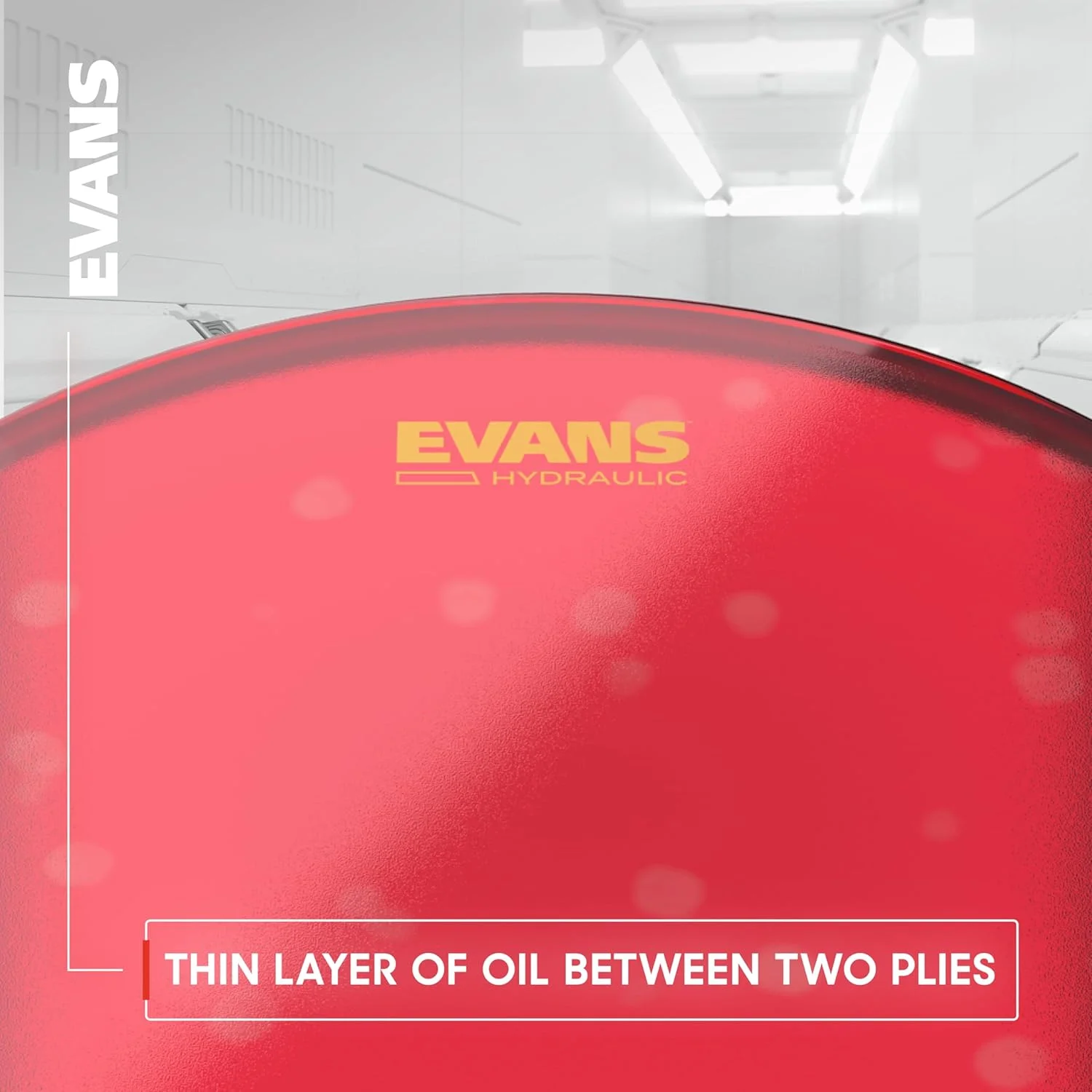 پک پوست های درامز هیدرولیک قرمز Evans (10، 12، 16 اینچ) به همراه پوست اسنر UV1 پوشش دار 14 اینچ