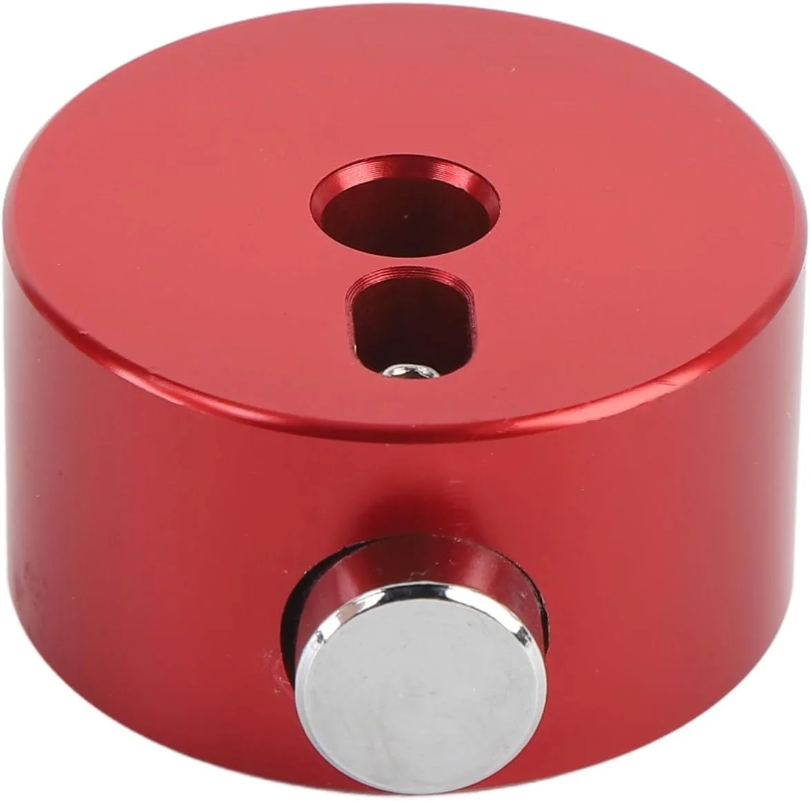 درپوش محفظه نگهداری سنج درام Eujgoov، مهره فیکس کننده سنج آلیاژ آلومینیوم برای سازهای کوبه ای (قرمز)