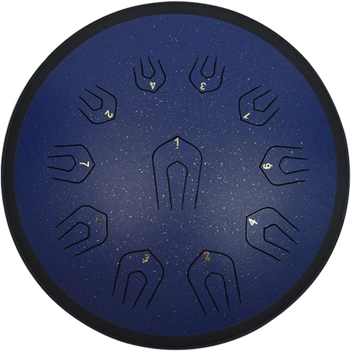 درام اثیری 18 اینچی، درام فولادی زبانه ای برای مبتدیان، ساز درام توخالی رنگی (رنگ: آبی نقطه ستاره ای)