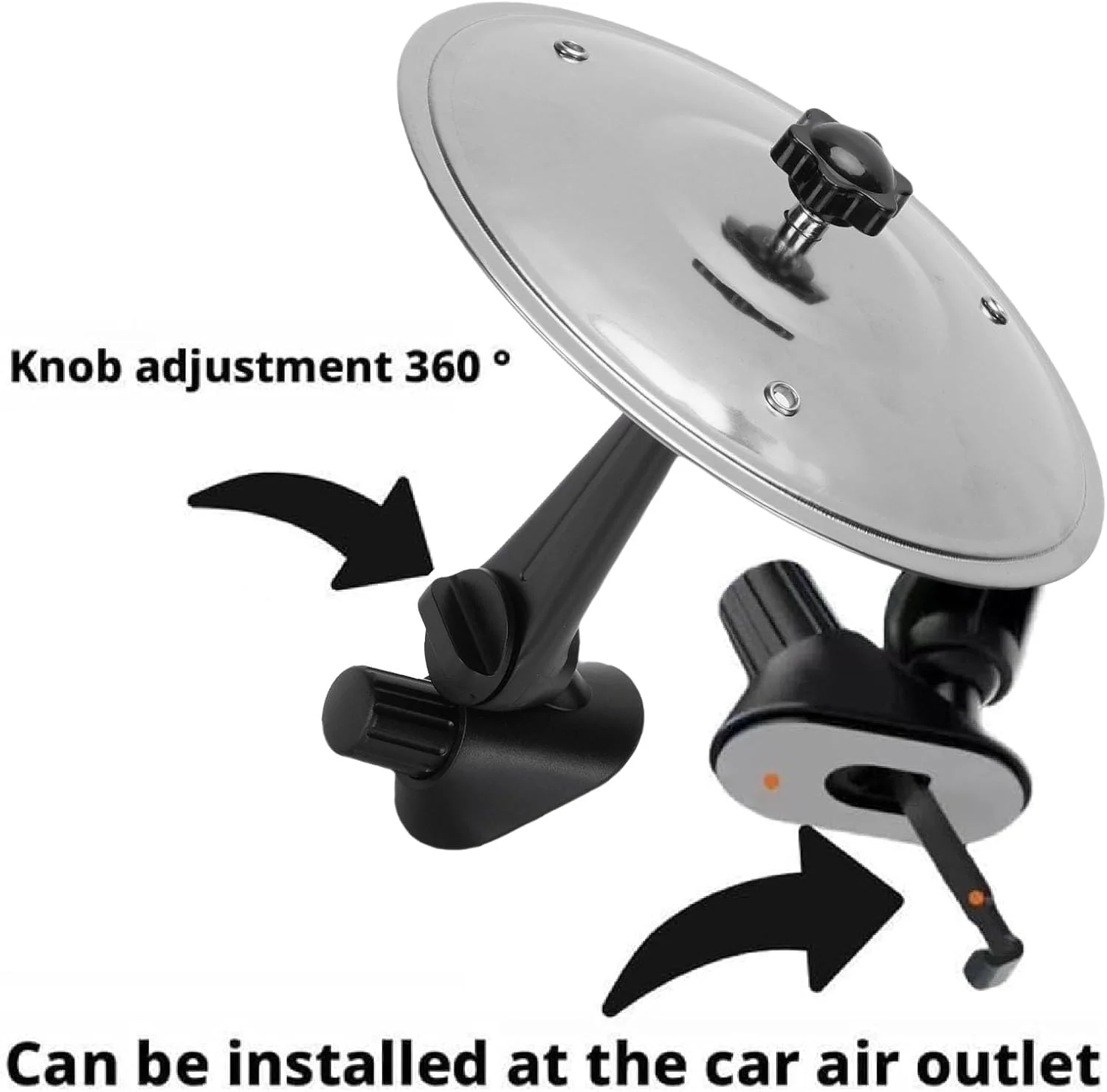 سنج مینی درام تصادف ماشین Ejoyous، لوازم جانبی دریچه هوای داشبورد آلیاژی ABS برای دوستداران موسیقی با بازوی قابل تنظیم، برای تجربه درام نوازی پایدار (نقره ای) سنج مینی درام تصادف ماشین Ejoyous، لوازم جانبی دریچه هوای داشبورد آلیاژی ABS برای دوستداران موسیقی با بازوی قابل تنظیم، برای تجربه درام نوازی پایدار (نقره ای)