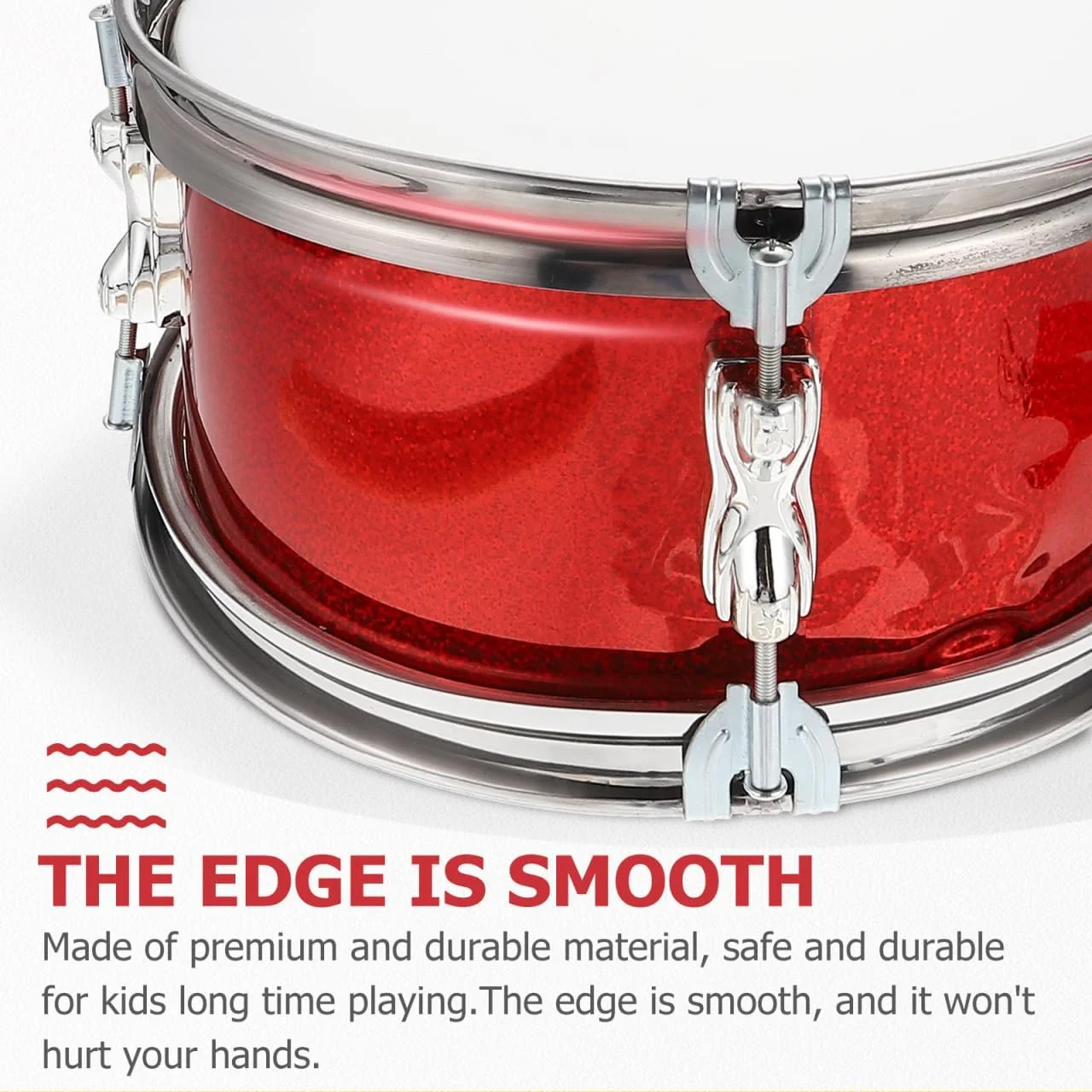 ERINGOGO یک ست طبل اسنر، طبل مارشینگ پرکاشن کودکان 11 اینچی Orff، طبل اجرایی برای آموزش موسیقی کودکان ERINGOGO یک ست طبل اسنر، طبل مارشینگ پرکاشن کودکان 11 اینچی Orff، طبل اجرایی برای آموزش موسیقی کودکان