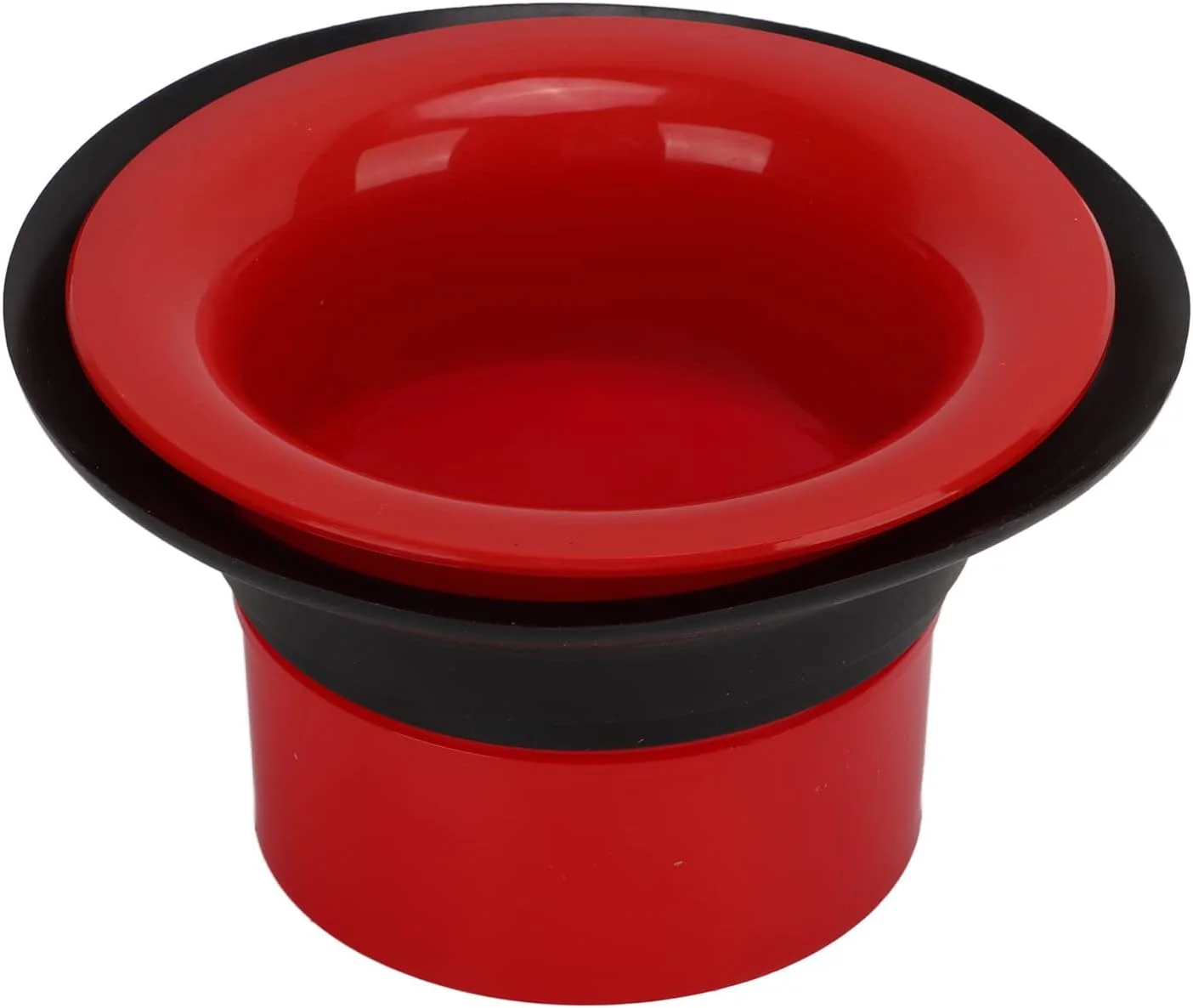 تقویت کننده صدای درام باس با برچسب محافظ، جنس لاستیک ABS، اندازه جمع و جور، تنظیم آسان، افزایش ضربه باس و فرکانس پایین، بادوام و مقاوم در برابر پارگی (قرمز)