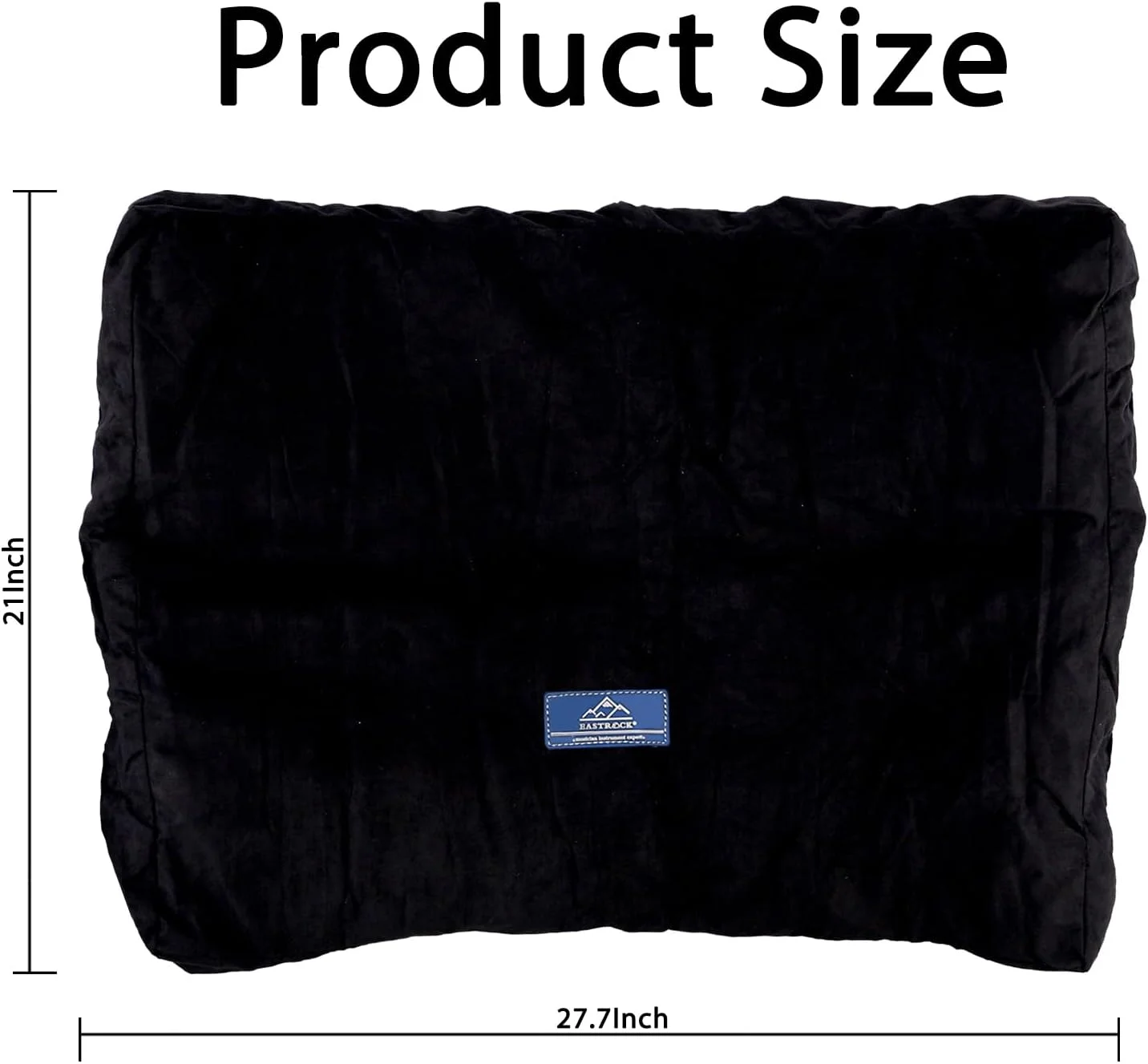 بالشتک طبل باس ایست‌راک، بالشتک خفه کننده طبل باس برای طبل باس 22 تا 24 اینچی، پدهای خفه کننده طبل (مشکی)