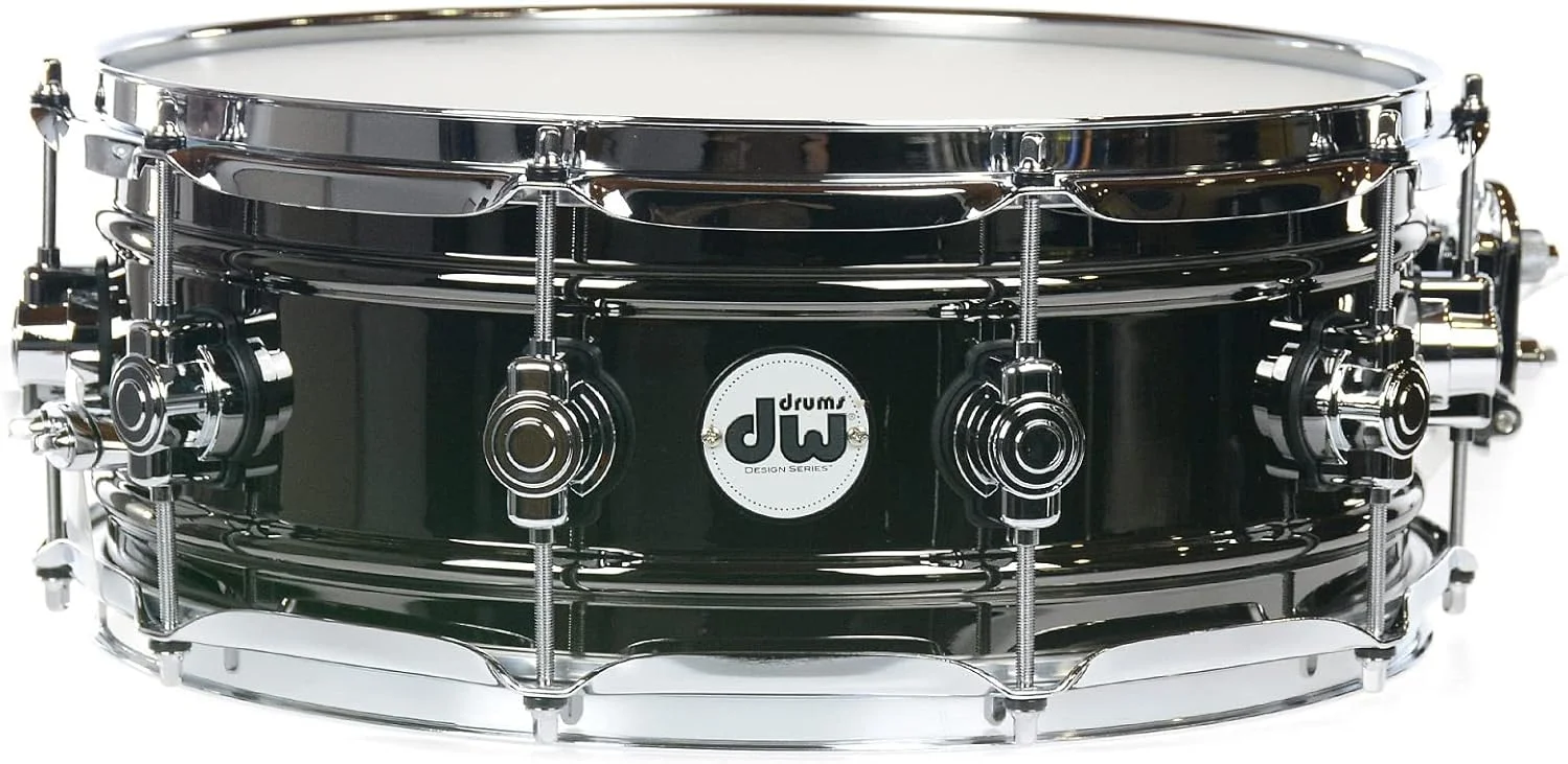طبل اسنر DW سری Design، سایز 6.5x14 اینچ - روکش نیکل مشکی روی برنج (N1060MHS)