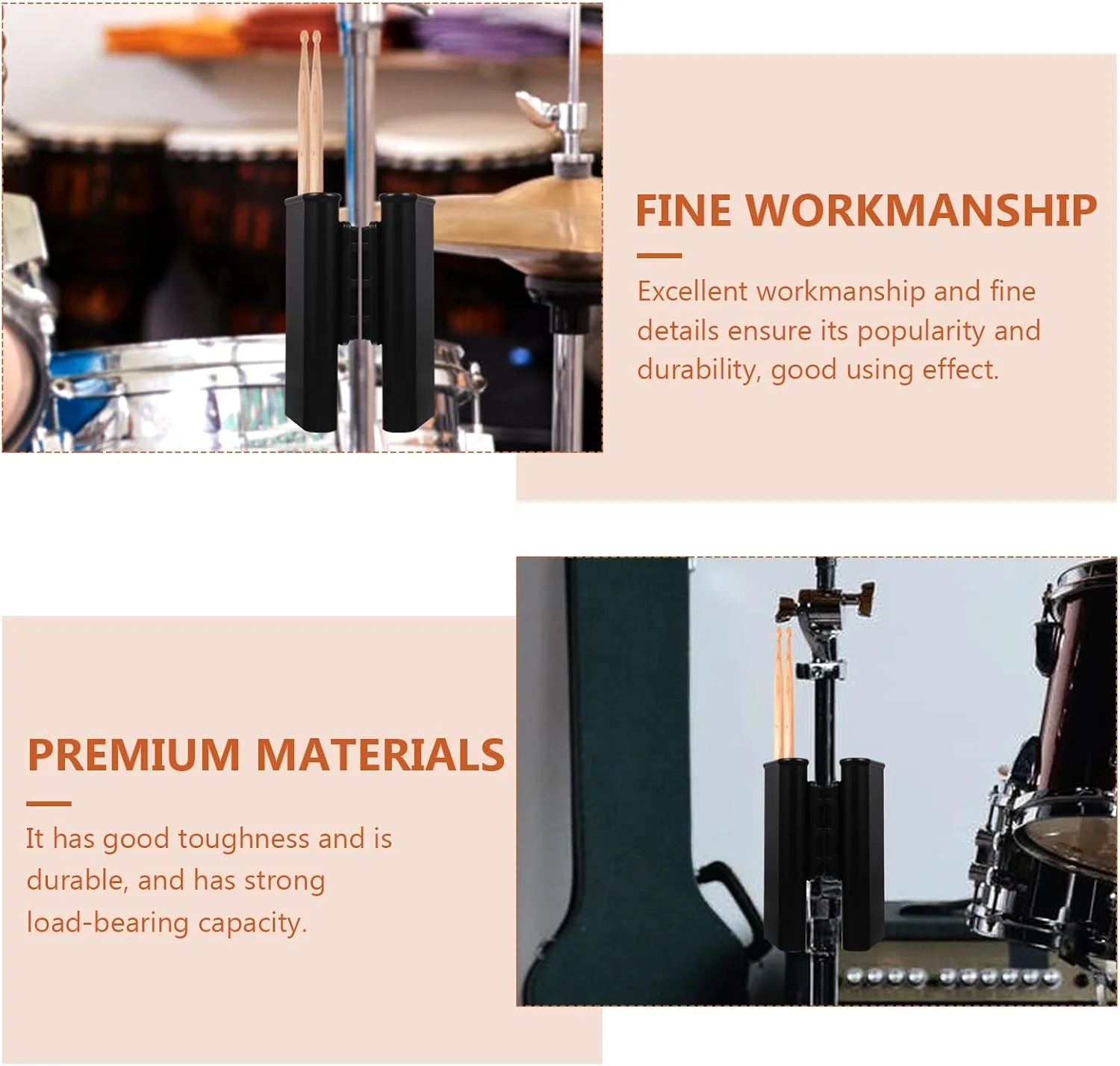 یک ست چوب طبل، کیف نگهداری چند منظوره چوب طبل، نگهدارنده چوب طبل کیت درام یک ست چوب طبل، کیف نگهداری چند منظوره چوب طبل، نگهدارنده چوب طبل کیت درام