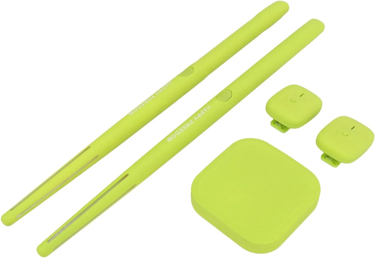 ست درام مجازی Domary، ست درام الکترونیکی قابل حمل برای مبتدیان، کودکان و بزرگسالان با فناوری حسگر حرکتی سه بعدی (سبز)