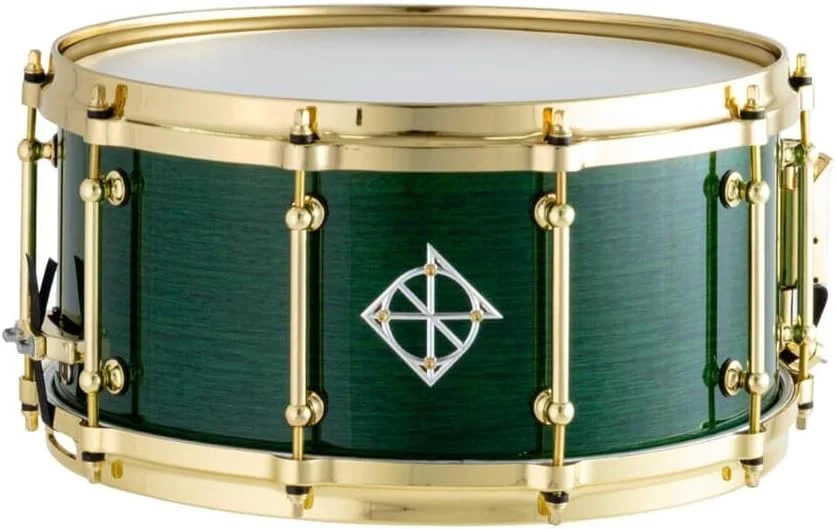 طبل اسنر آرتيزان دیکسون ۱۴ در ۶.۵ اینچ - دیگ مسی با سخت افزار رزگلد، سبز شفاف، مدل PDSAN654CBRG1 - اسنر پرمیوم برای استودیو و استیج