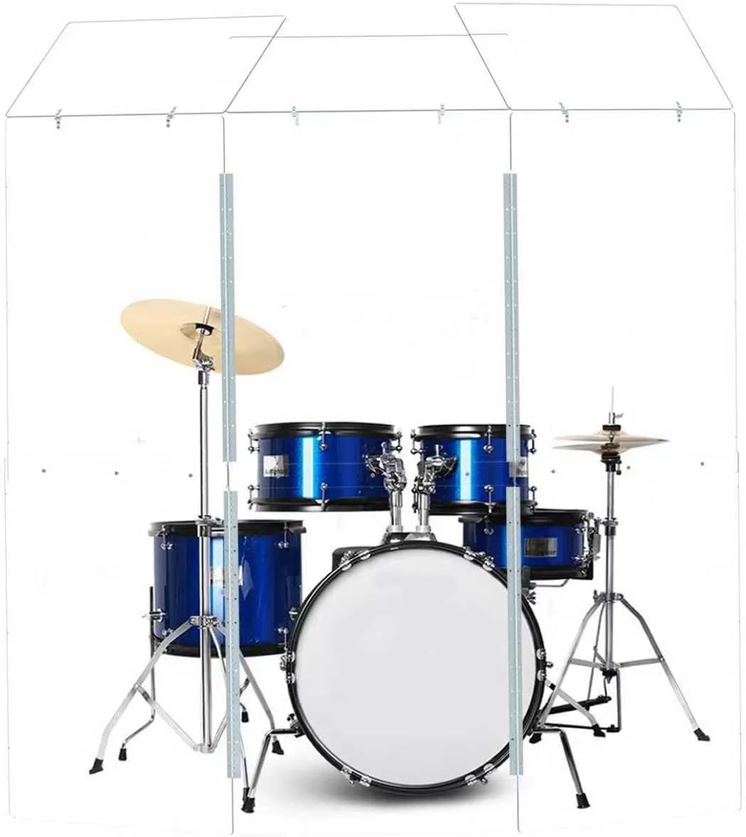 محافظ درام (3 پنل با منحرف کننده). تبدیل به 60 در 180 سانتی متر. لولاهای تمام استیل. قفس درام برای خانه، کلیسا، تمرین و اجرا