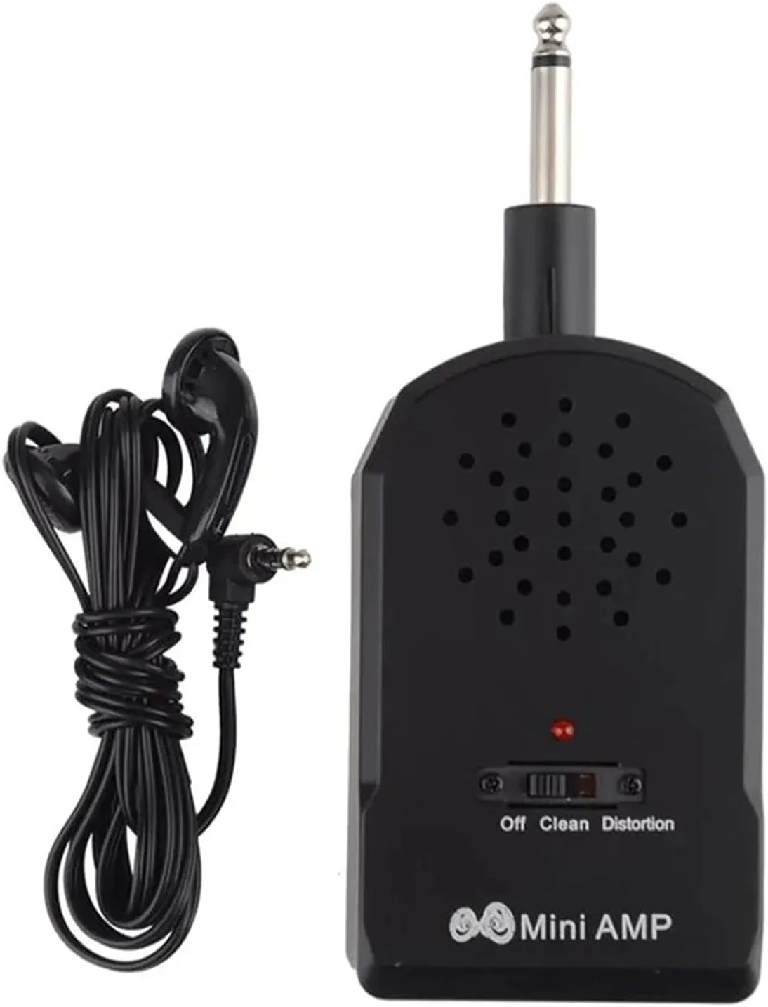 آمپلی فایر گیتار eWINNER JA-01 2W با صدای بلند، مینی اسپیکر قابل حمل برای گیتار الکتریک و بیس با افکت دیستورشن، پشتیبانی از MP3 / هدفون با خروجی صدای عالی