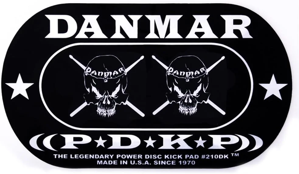 محافظ محل ضربه طرح جمجمه برای درام باس دوبل Danmar DA 210DKSK