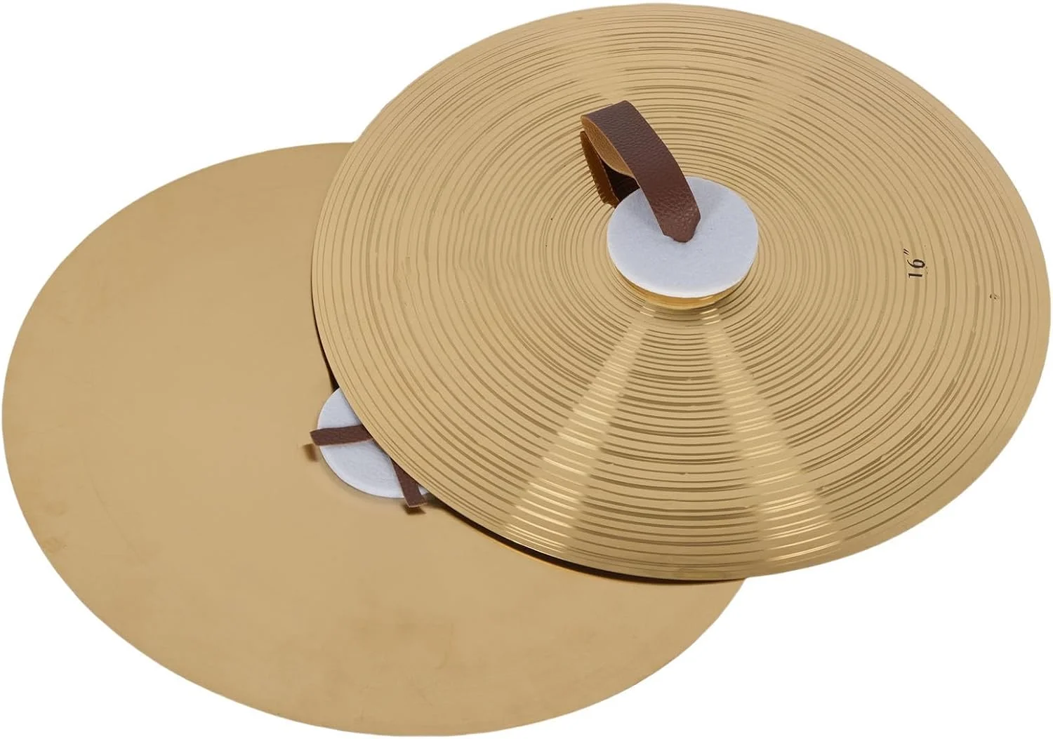 سنج دستی 16 اینچی، 1 جفت سنج انگشتی سنتی، ساز موسیقی ریتم گروه گونگ برای اجرای کودک و بزرگسال