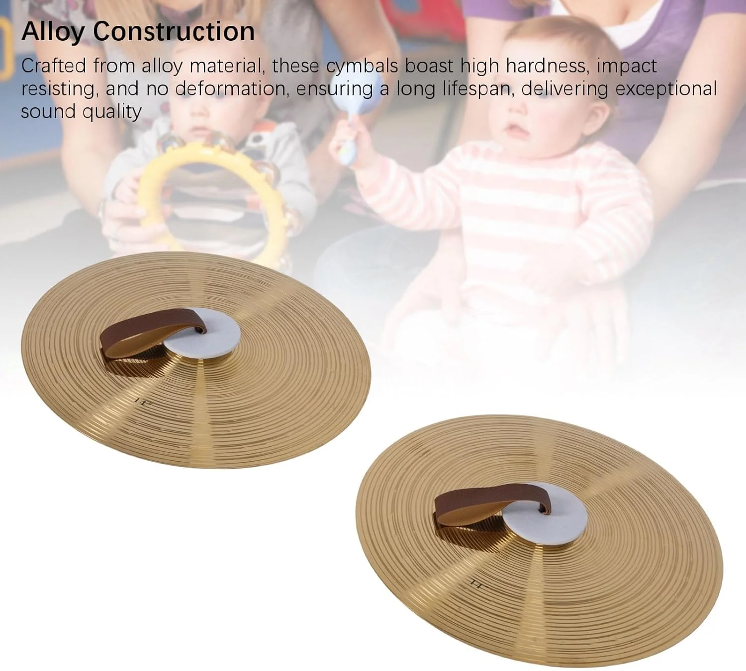 ست سنج درام ۱۴ اینچی، جفت سنج درام آلیاژی سخت، نواختن با دو دست برای مبتدیان، دانشجویان و گروه ها، همراه با بندهای چرمی انگشتی ست سنج درام ۱۴ اینچی، جفت سنج درام آلیاژی سخت، نواختن با دو دست برای مبتدیان، دانشجویان و گروه ها، همراه با بندهای چرمی انگشتی