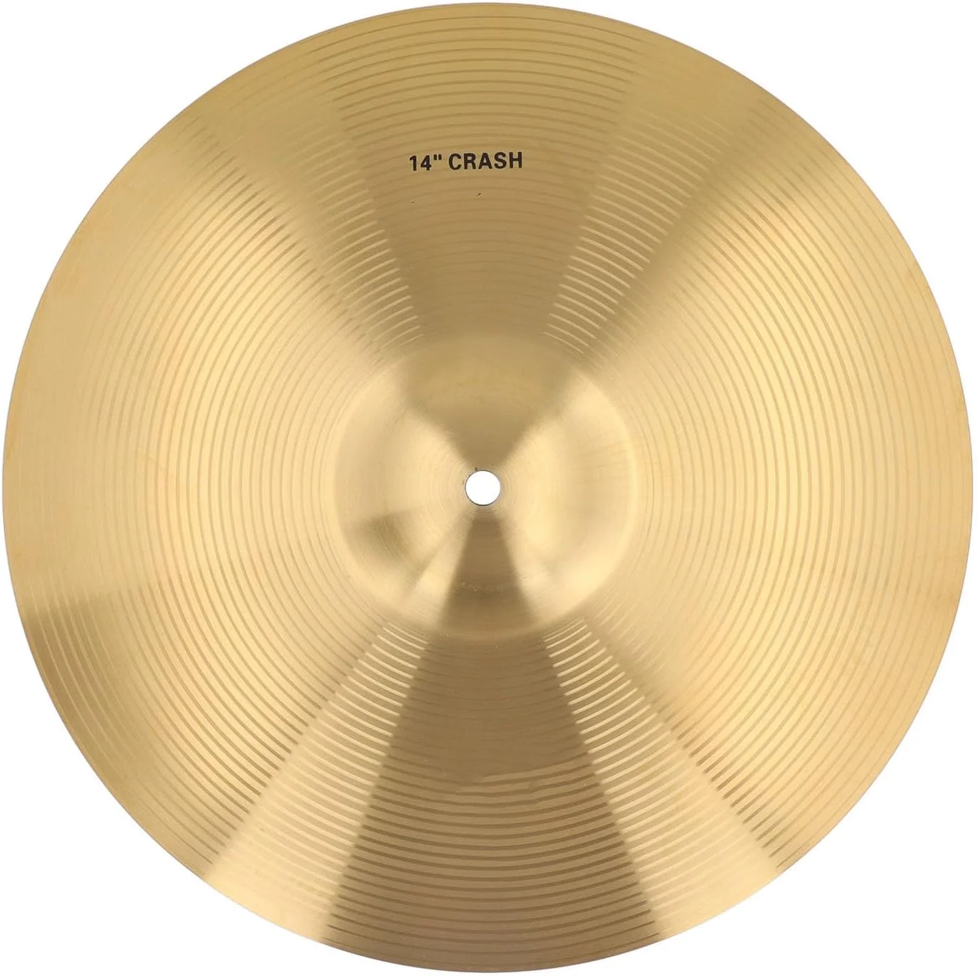 سنج تصادفی، 35/45/50 سانتی متری، روکش سنتی برنجی، صدای روشن، سنج درام، سنج تمرینی درام جاز و علاقه مندان به موسیقی (طلایی) (35 سانتی متر)