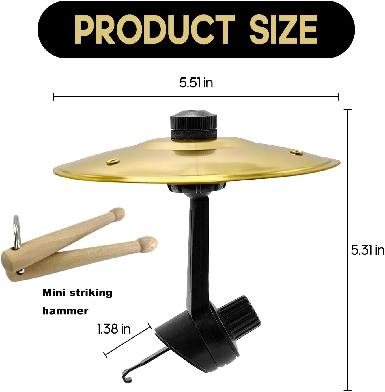 سنج هواکش خودرو، سنج های مینیاتوری درام برای هواکش خودرو، ساز موسیقی فلزی خنده دار و خلاقانه، تزئینات خودرو برای سرگرم کننده تر کردن رانندگی شما (طلایی) سنج هواکش خودرو، سنج های مینیاتوری درام برای هواکش خودرو، ساز موسیقی فلزی خنده دار و خلاقانه، تزئینات خودرو برای سرگرم کننده تر کردن رانندگی شما (طلایی)