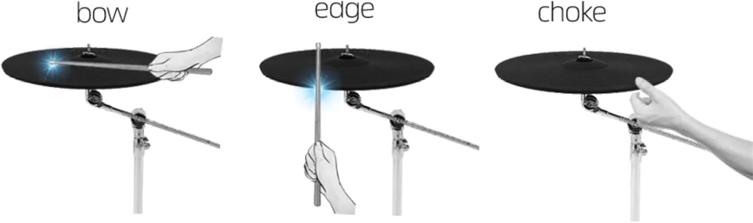 ست توسعه سنج 9/15 اینچی برای درام الکترونیکی، سنج ویژه درام الکترونیکی، سنج اختیاری