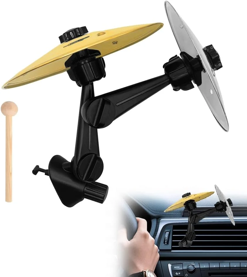 سایمون هوای خودرو، سنج مینی فلزی درام، سنج درام خودرو برای دریچه هوا، جلوه های صوتی ضربه ای متفاوت برای نوازندگان درام و دوستداران موسیقی و همه انواع (بسته ترکیبی)