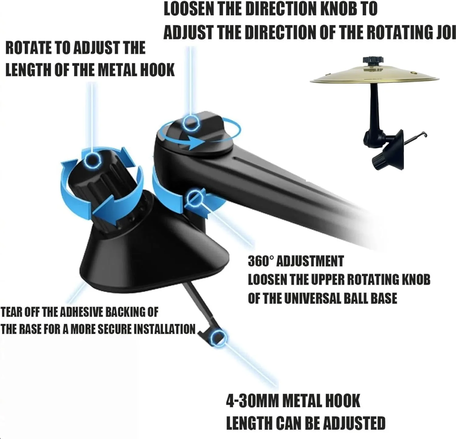 سنج درام دریچه هوای خودرو، سنج تصادف درام فلزی کوچک برای داشبورد خودرو، ابزار موسیقی خنده دار هدیه ای برای دوستداران موسیقی درامر (نقره ای)