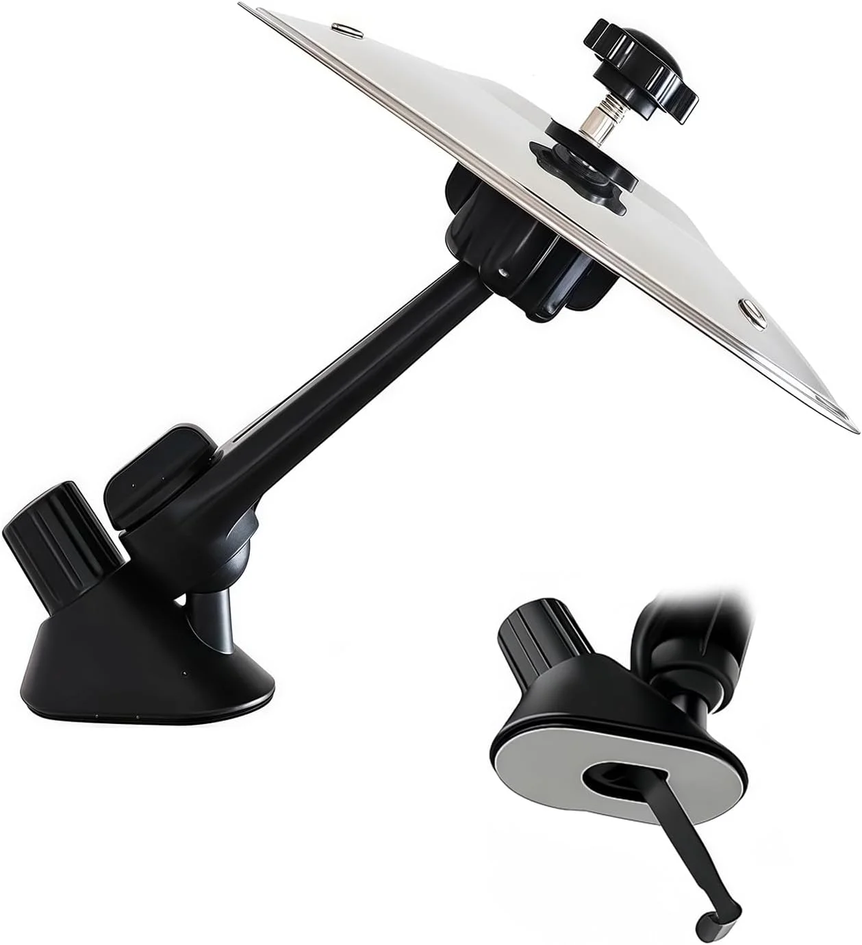 سنج ماشین، سنج دریچه هوای ماشین، سنج تصادف مینی درام برای دریچه ماشین، مناسب برای انواع وسایل نقلیه (نقره ای) 2025