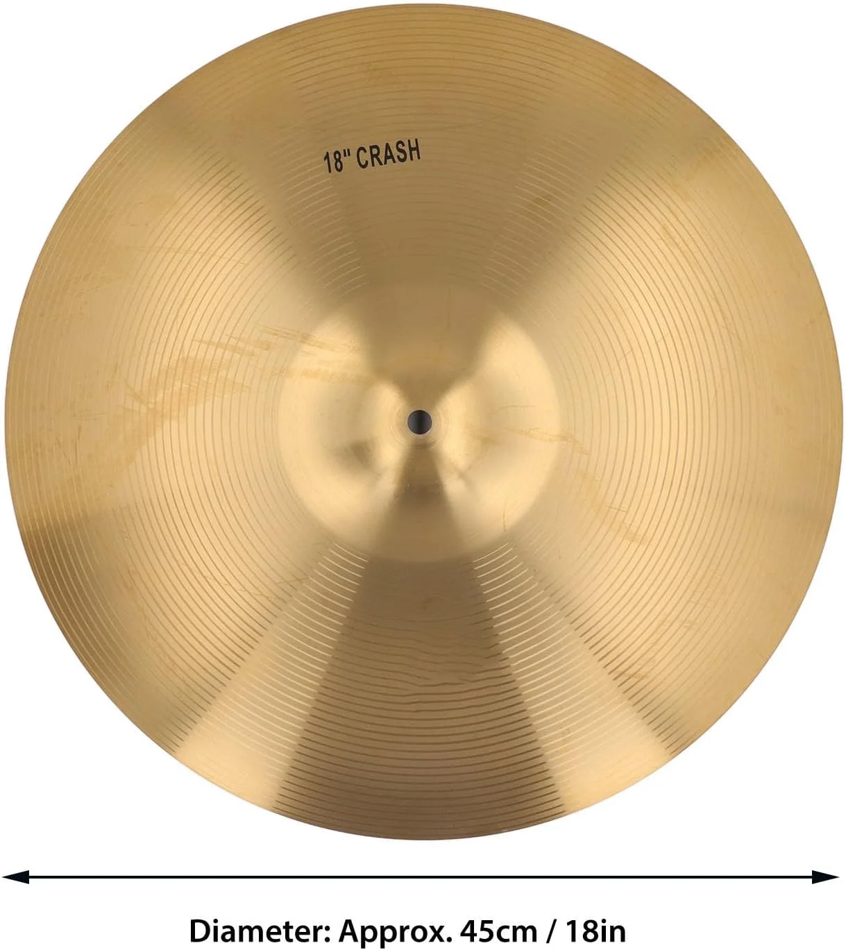 سنج تصادفی با صدای شفاف، سنج درام جاز برنجی، پرکاشن درام باس، سنج Hi Hat برای نوازندگان مبتدی (18 اینچ) سنج تصادفی با صدای شفاف، سنج درام جاز برنجی، پرکاشن درام باس، سنج Hi Hat برای نوازندگان مبتدی (18 اینچ)