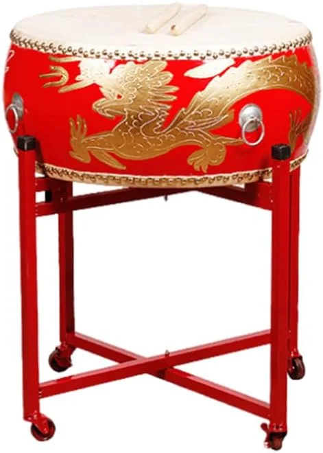 طبل سنتی چینی مدل Dragon سایز 60 سانتی‌متر