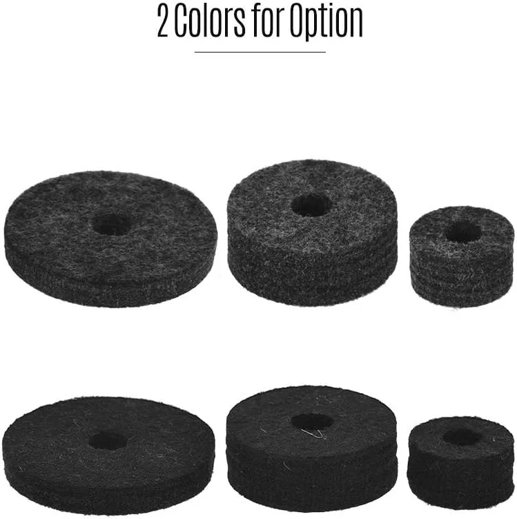 کلاچ های-هت، بسته 18 عددی لوازم جانبی درام کیت شامل نمد پایه سنج، نمد کلاچ های-هت، نمد کاپ های-هت، مهره های بال سنج، آستین سنج و واشرهای فلزی جایگزین خاکستری کلاچ های-هت، بسته 18 عددی لوازم جانبی درام کیت شامل نمد پایه سنج، نمد کلاچ های-هت، نمد کاپ های-هت، مهره های بال سنج، آستین سنج و واشرهای فلزی جایگزین خاکستری