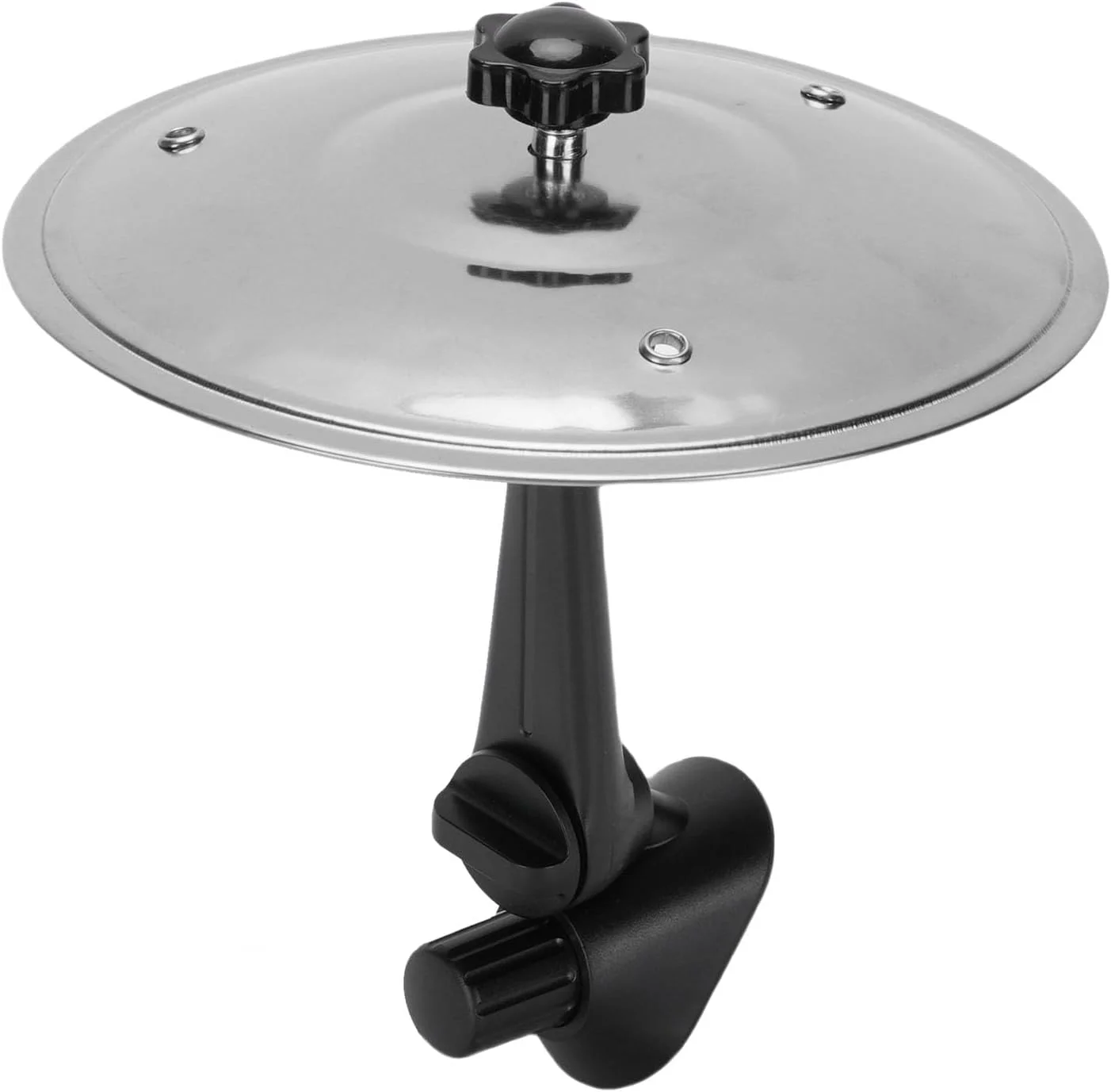 سنج ماشین CHICIRIS، مینی درام سنج تصادف ماشین برای دریچه هوای وسایل نقلیه، لوازم جانبی کوچک سرگرم کننده و کاربردی (نقره ای)