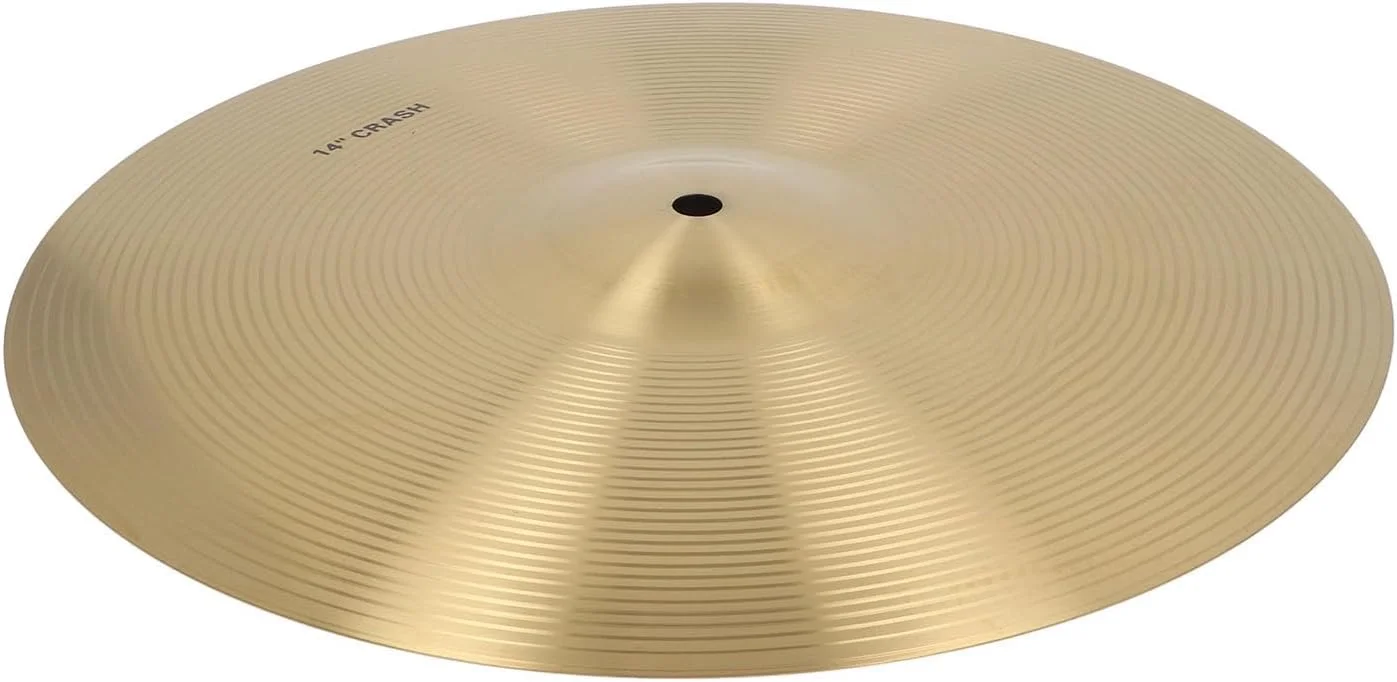 سنج حرفه ای تصادف برنجی CHICIRIS، صدای واضح سنج درام جاز برای نوازندگان، اجرای موسیقی و تمرین (14 اینچ)