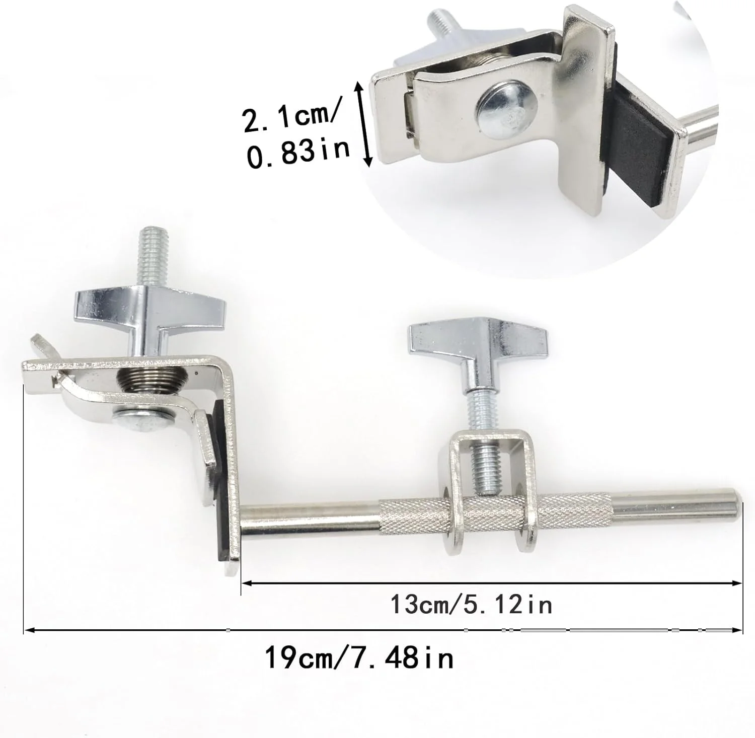 نگهدارنده کوبل درام استاندارد قابل تنظیم نقره ای CashBeat، لوازم جانبی کوبه ای با فک های عملکرد موازی، ایده آل برای تنظیم حلقه درام باس به بالا یا پایین، سخت افزار ضروری درامر نگهدارنده کوبل درام استاندارد قابل تنظیم نقره ای CashBeat، لوازم جانبی کوبه ای با فک های عملکرد موازی، ایده آل برای تنظیم حلقه درام باس به بالا یا پایین، سخت افزار ضروری درامر