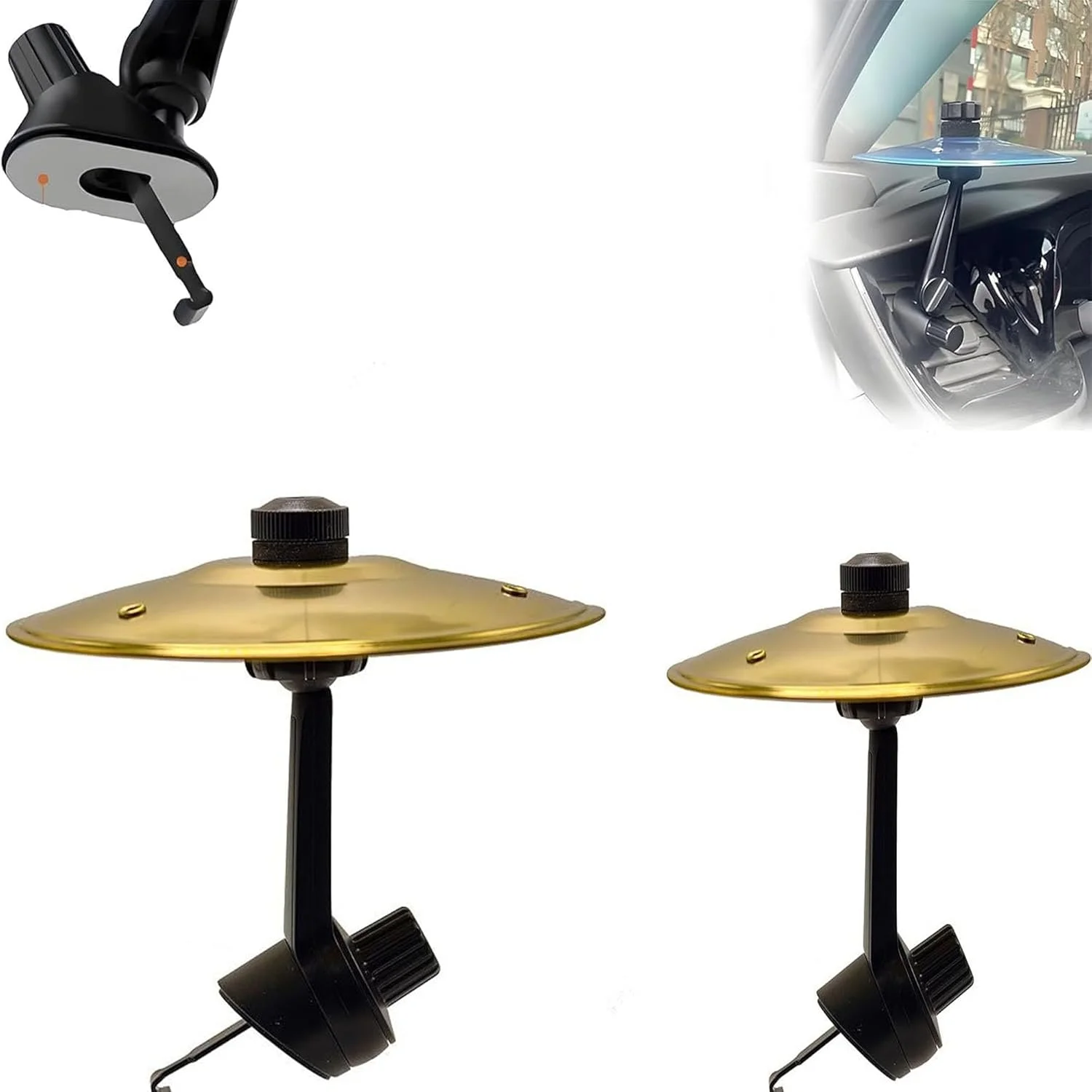 ست سنج ماشین، 2 عدد لوازم جانبی کوبه ای آلیاژ ABS مقاوم در برابر ضربه سنج تصادف درام دریچه هوا برای همه وسایل نقلیه نصب آسان گیره ای لوازم جانبی موسیقی خودرو