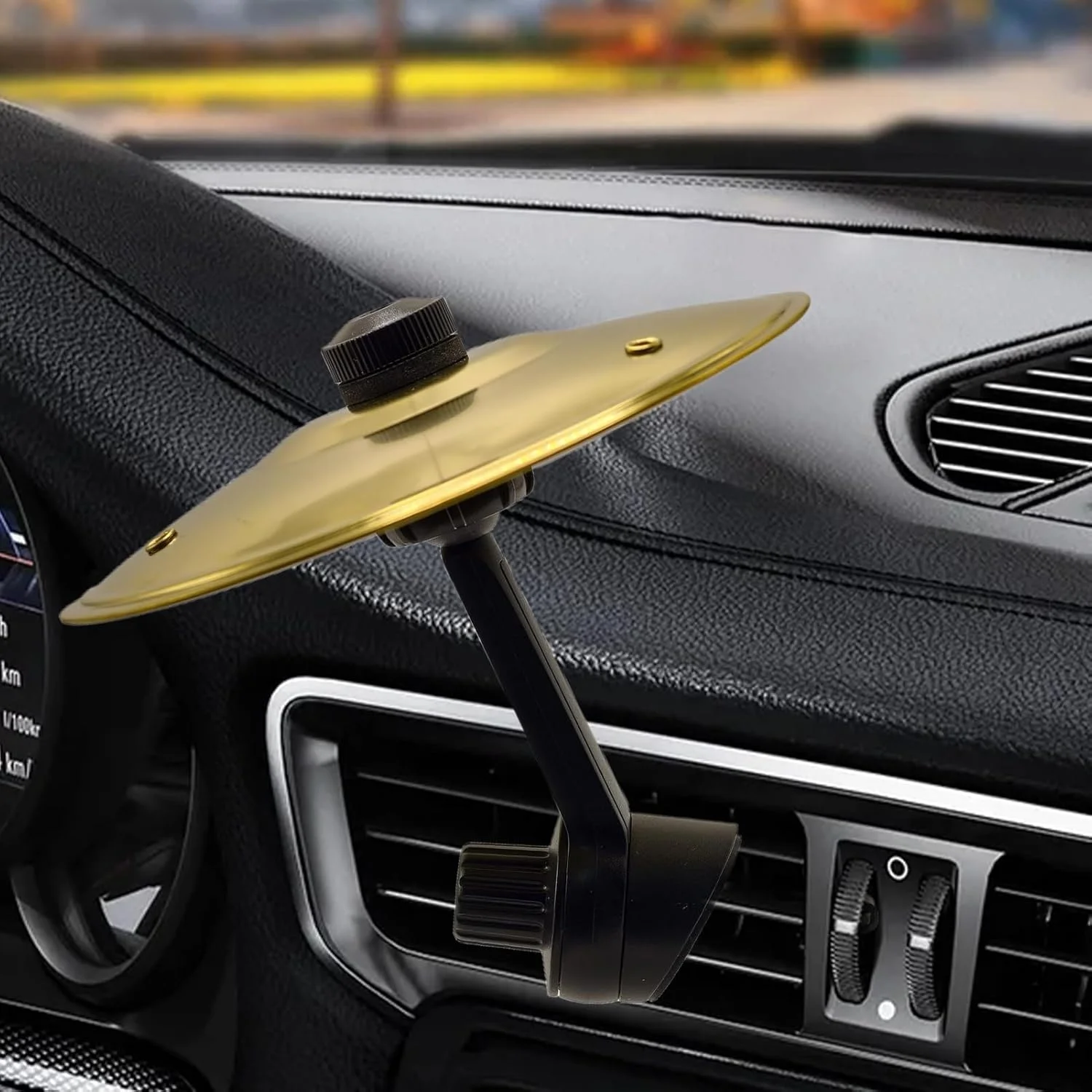 ست سنج ماشین، 2 عدد لوازم جانبی کوبه ای آلیاژ ABS مقاوم در برابر ضربه سنج تصادف درام دریچه هوا برای همه وسایل نقلیه نصب آسان گیره ای لوازم جانبی موسیقی خودرو ست سنج ماشین، 2 عدد لوازم جانبی کوبه ای آلیاژ ABS مقاوم در برابر ضربه سنج تصادف درام دریچه هوا برای همه وسایل نقلیه نصب آسان گیره ای لوازم جانبی موسیقی خودرو