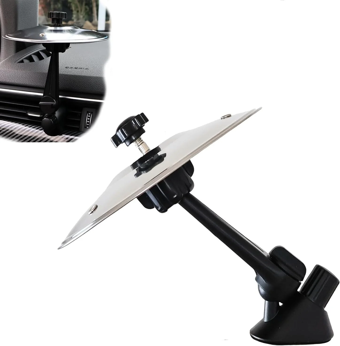 سنج داشبورد خودرو مدل 2025، دریچه هوا، سنج درام، نماد درام، درامز مینیاتوری، نصب گیره کوچک، اتصال به پایه کوچک، ساز اسپلش، کیت درام (نقره ای)