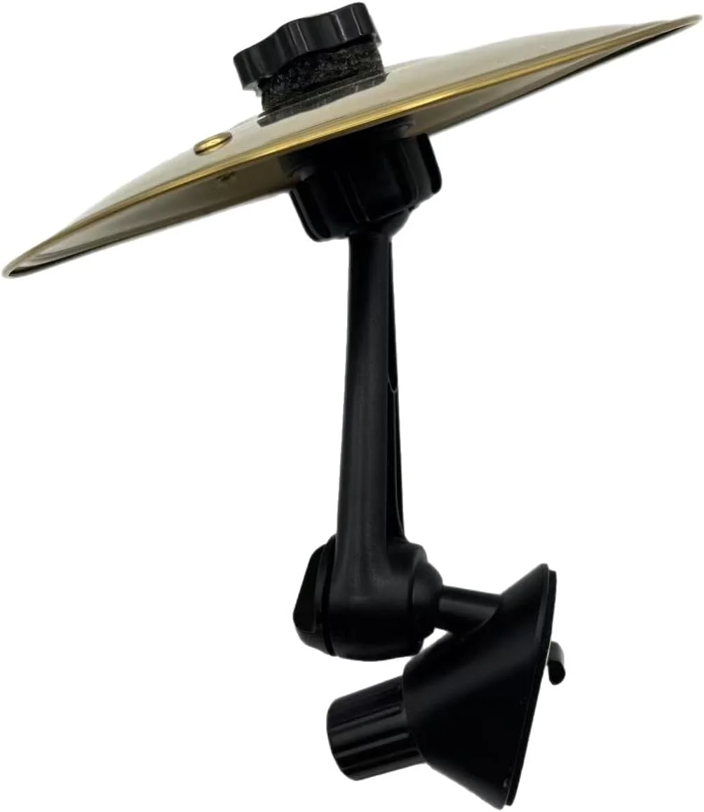 سنج داشبورد خودرو - سنج دستی 360 درجه قابل تنظیم برای دوستداران موسیقی، سنج مینی درام با نصب آسان گیره ای، مناسب برای همه خودروها، SUVها و وسایل نقلیه، گجت سرگرم کننده رانندگی