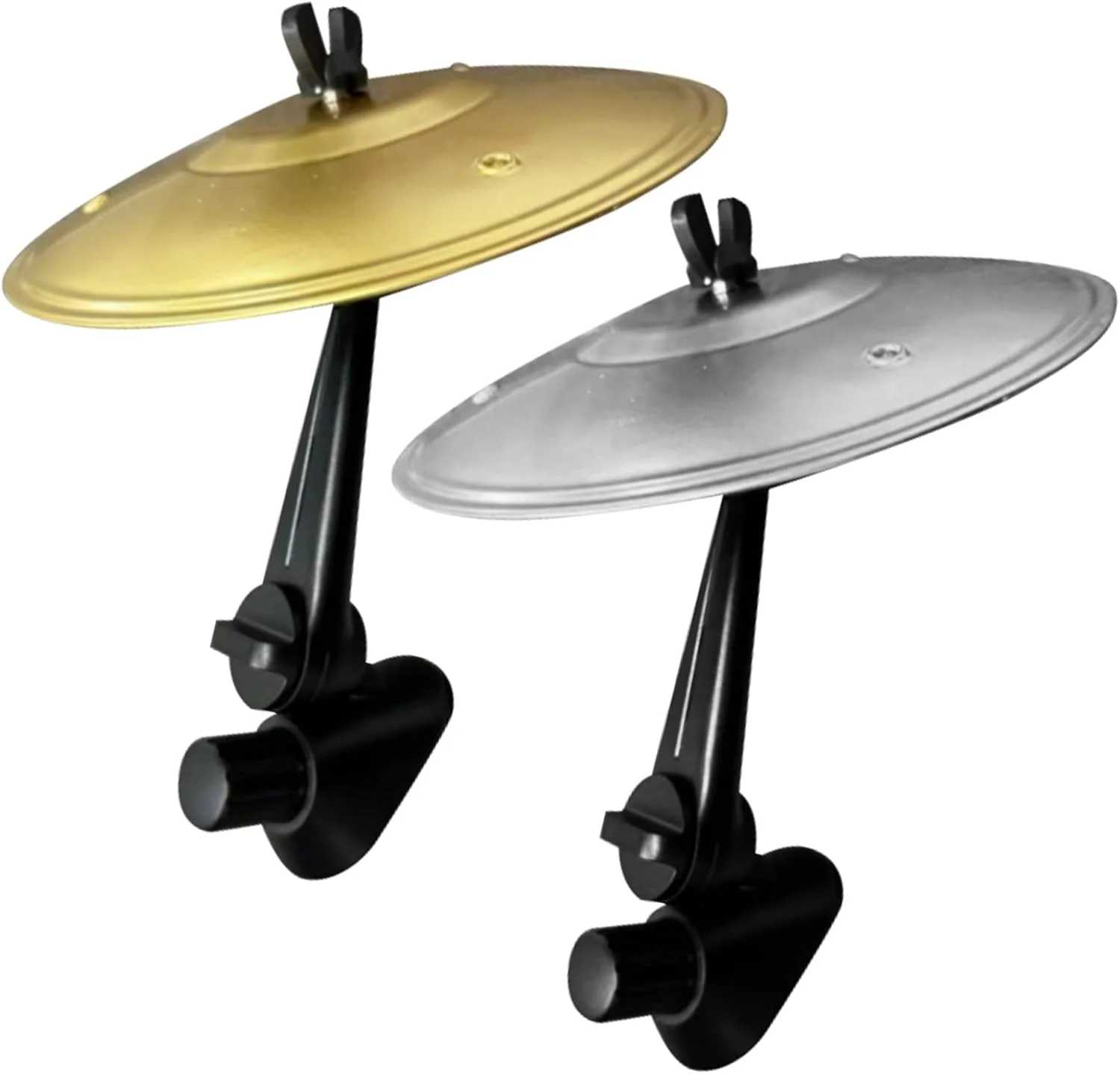 سنج های تزئینی خودرو - بسته 2 عددی سنج برای دریچه هوا، سنج کوچک برای دریچه خودرو، نصب آسان برای دوستداران موسیقی، لوازم جانبی درامز فلزی برای انواع وسایل نقلیه