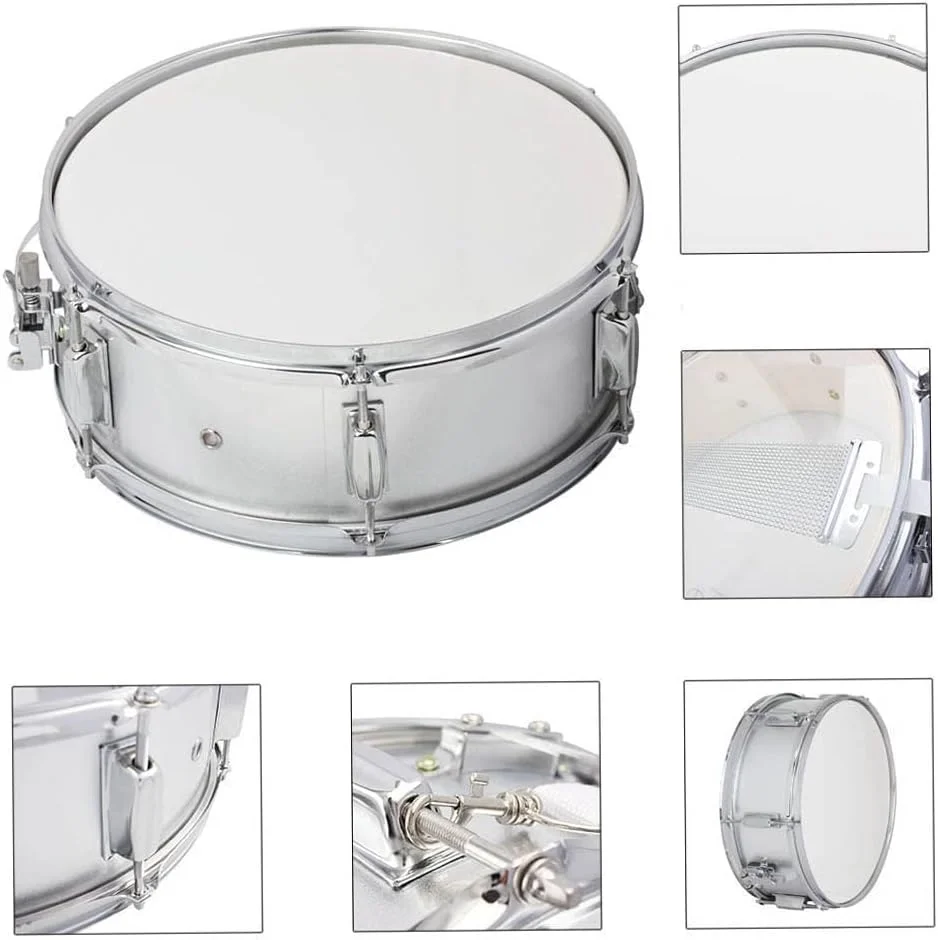 ست درام اسنیر Btuty، جعبه تامبو 14 اینچی به همراه استیک درام و بند برای دانشجویان و گروه موسیقی ست درام اسنیر Btuty، جعبه تامبو 14 اینچی به همراه استیک درام و بند برای دانشجویان و گروه موسیقی