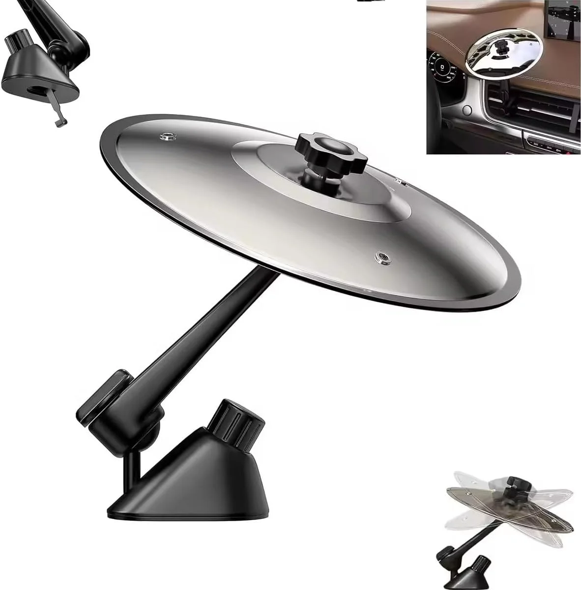 دریچه هوا طرح سنج ماشین، دریچه هوا طرح درام ماشین، سنج کوچک تصادف درام برای دریچه ماشین (نقره ای)