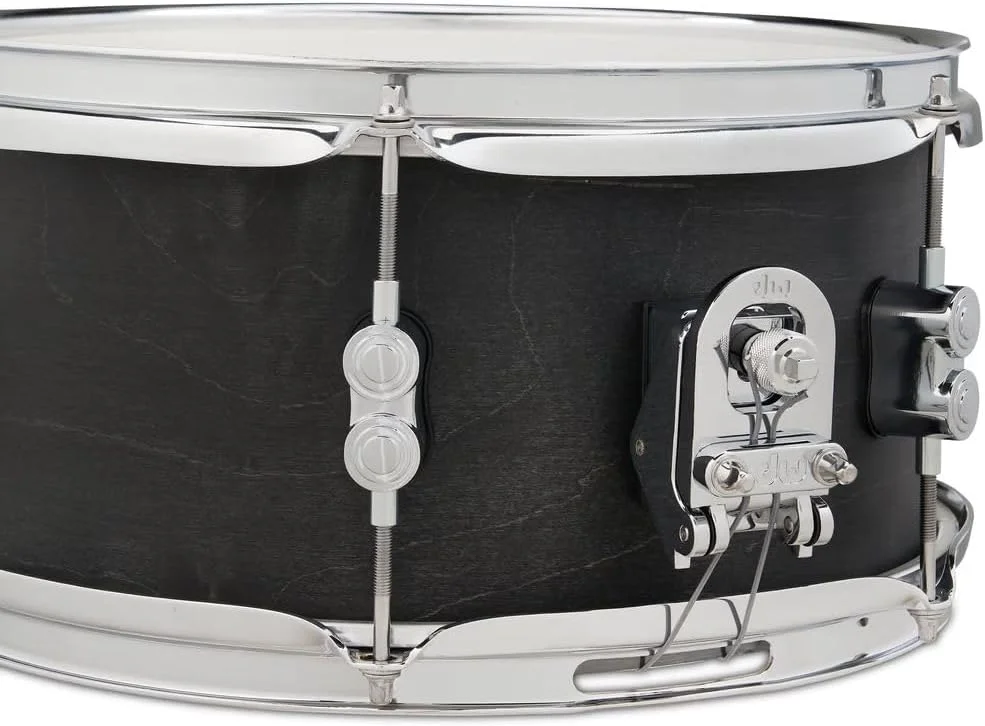 طبل اسنیر افرا با روکش مشکی PDP By DW، سایز 6x12