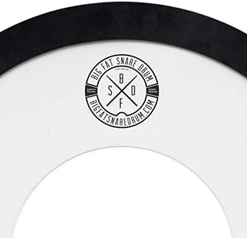 پوست طبل اسنر بزرگ و چاق مدل Ahead ABFSD14-DON Donut، مشکی/شفاف، 14 اینچ، BFSD14DON