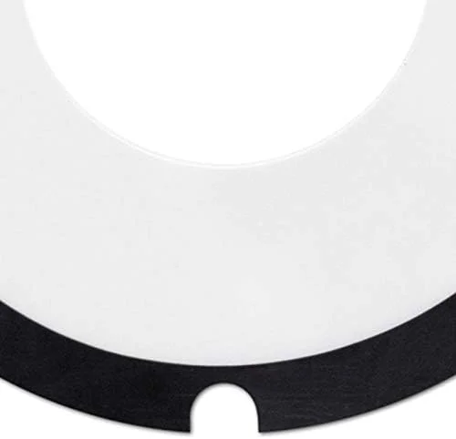 پوست طبل اسنر بزرگ و چاق مدل Ahead ABFSD14-DON Donut، مشکی/شفاف، 14 اینچ، BFSD14DON