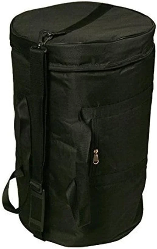 دهل حرفه ای بیناس، قهوه ای، چوب ساج، طول 40-43 سانتی متر، 6-7 کیلوگرم، ساز موسیقی سنتی هندی به همراه آچار کوک