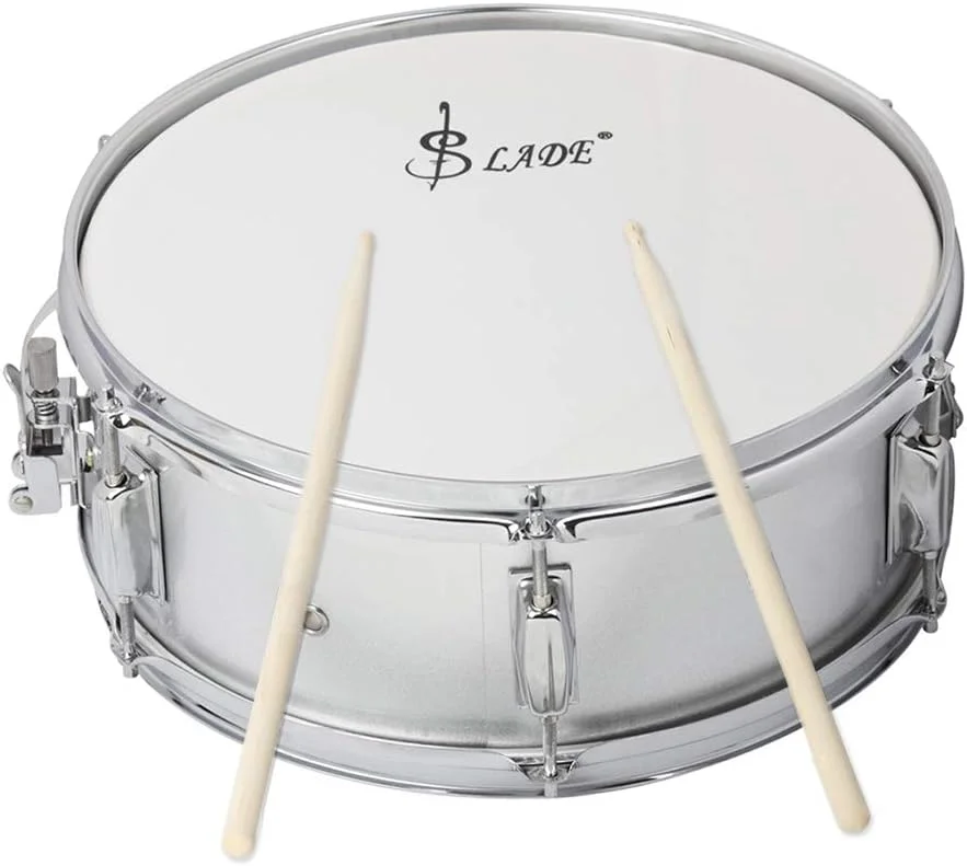 پوست درام اسنر حرفه ای 14 اینچی به همراه استیک درام، آچار درام و بند برای گروه های دانشجویی