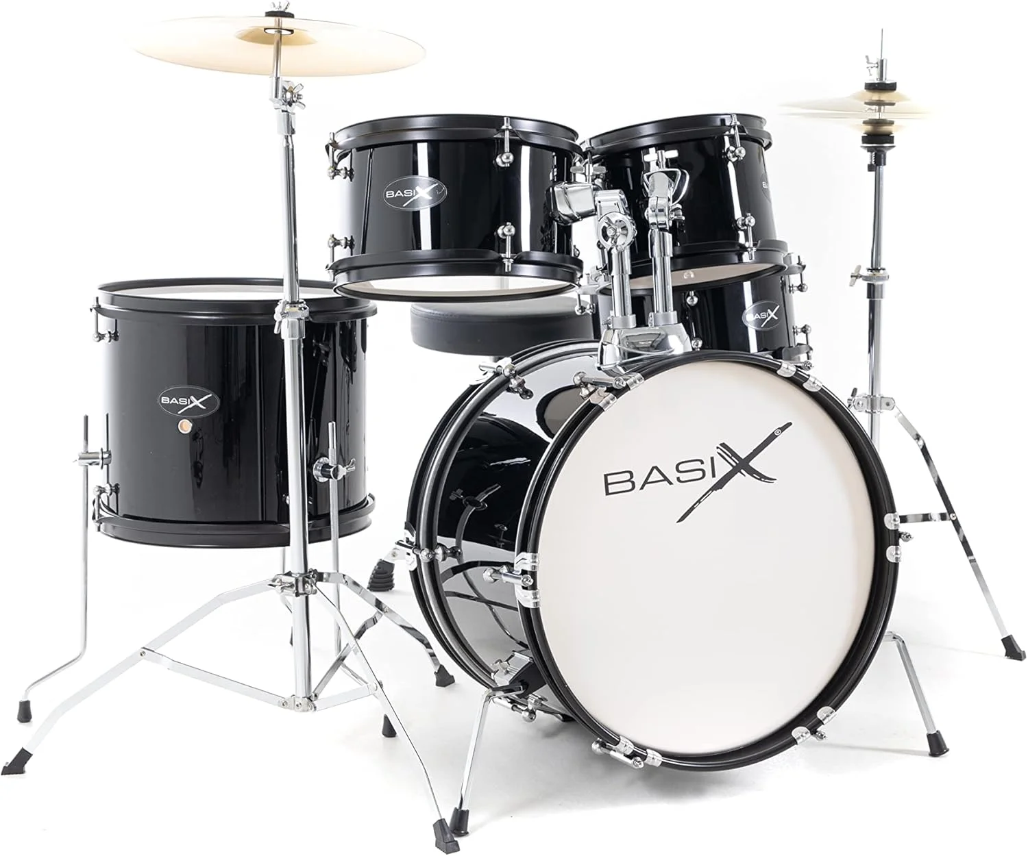 ست درام GEWA Basix Junior مشکی، ست درام کامل برای کودکان