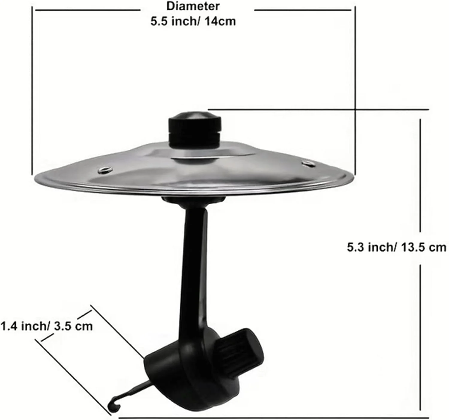 2 عدد لوازم جانبی سنج درام خودرو برای دریچه هوا، نصب آسان و مقاوم، سازهای موسیقی جمع و جور، لوازم جانبی خودرو برای همه وسایل نقلیه (Y353-2)