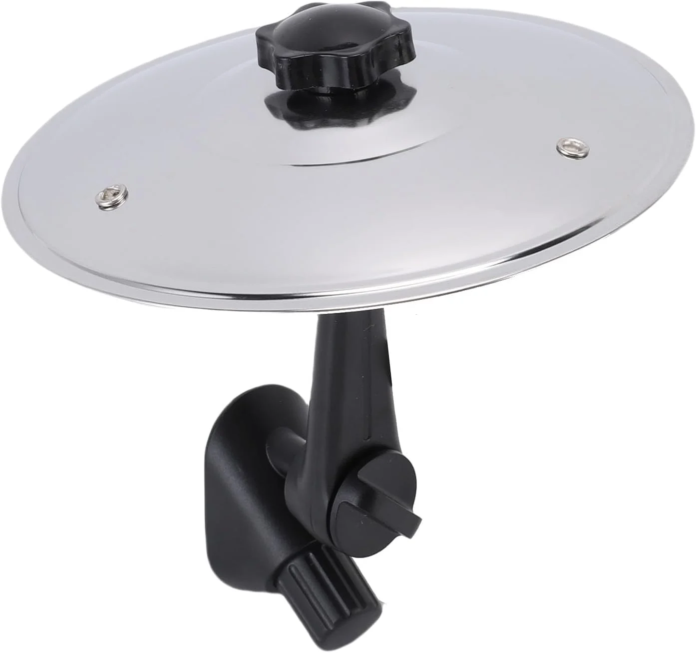 سنج ماشین ASHATA، سنج تصادف درام مینی دریچه هوا خودرو، گیره استیل ضد زنگ برای تصادف هوا روی داشبورد، ابزار موسیقی خنده دار (نقره ای)