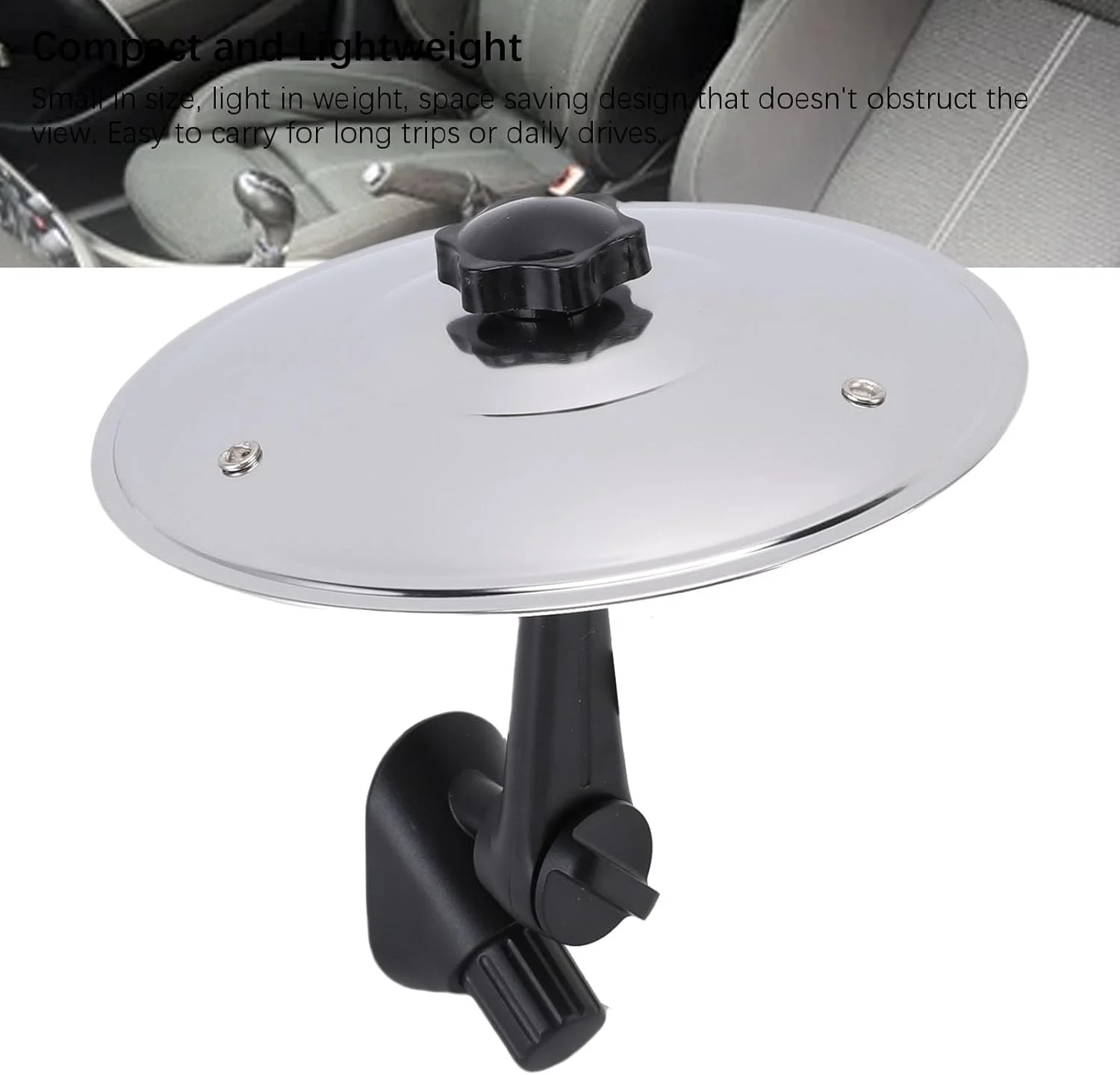 سنج ماشین ASHATA، سنج تصادف درام مینی دریچه هوا خودرو، گیره استیل ضد زنگ برای تصادف هوا روی داشبورد، ابزار موسیقی خنده دار (نقره ای)