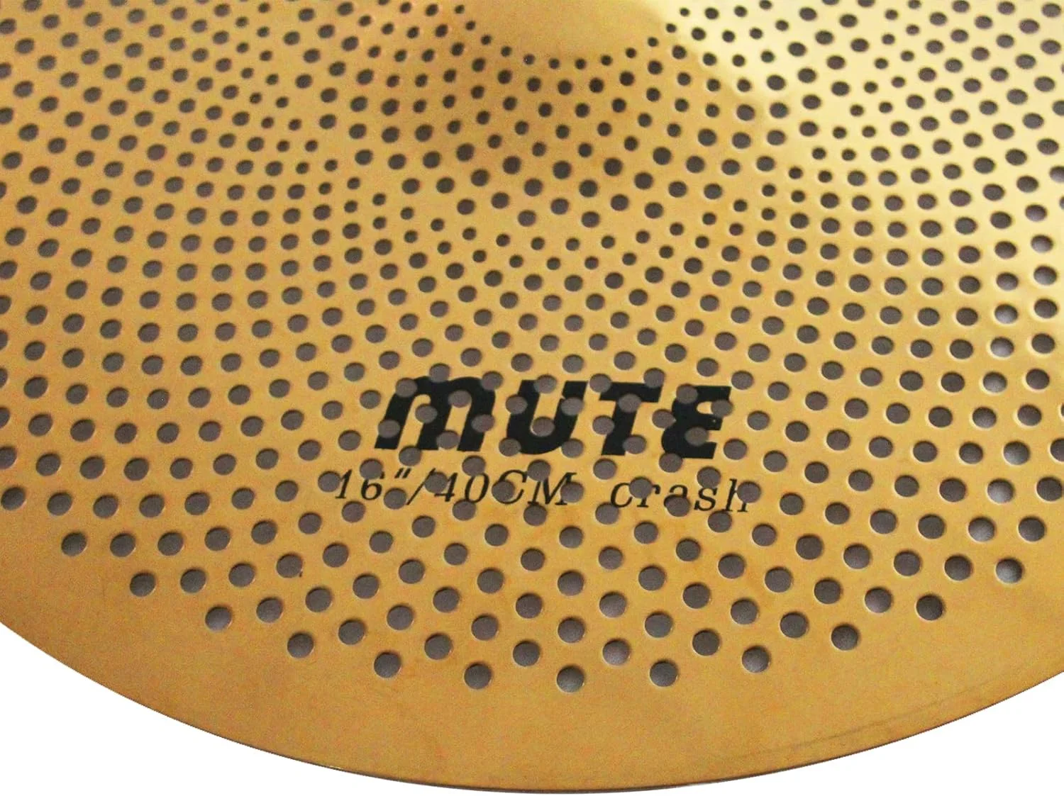 سنج کراش بی صدا آربوریا 16 اینچی، سنج کراش کم صدا طلایی برای تمرین درامر