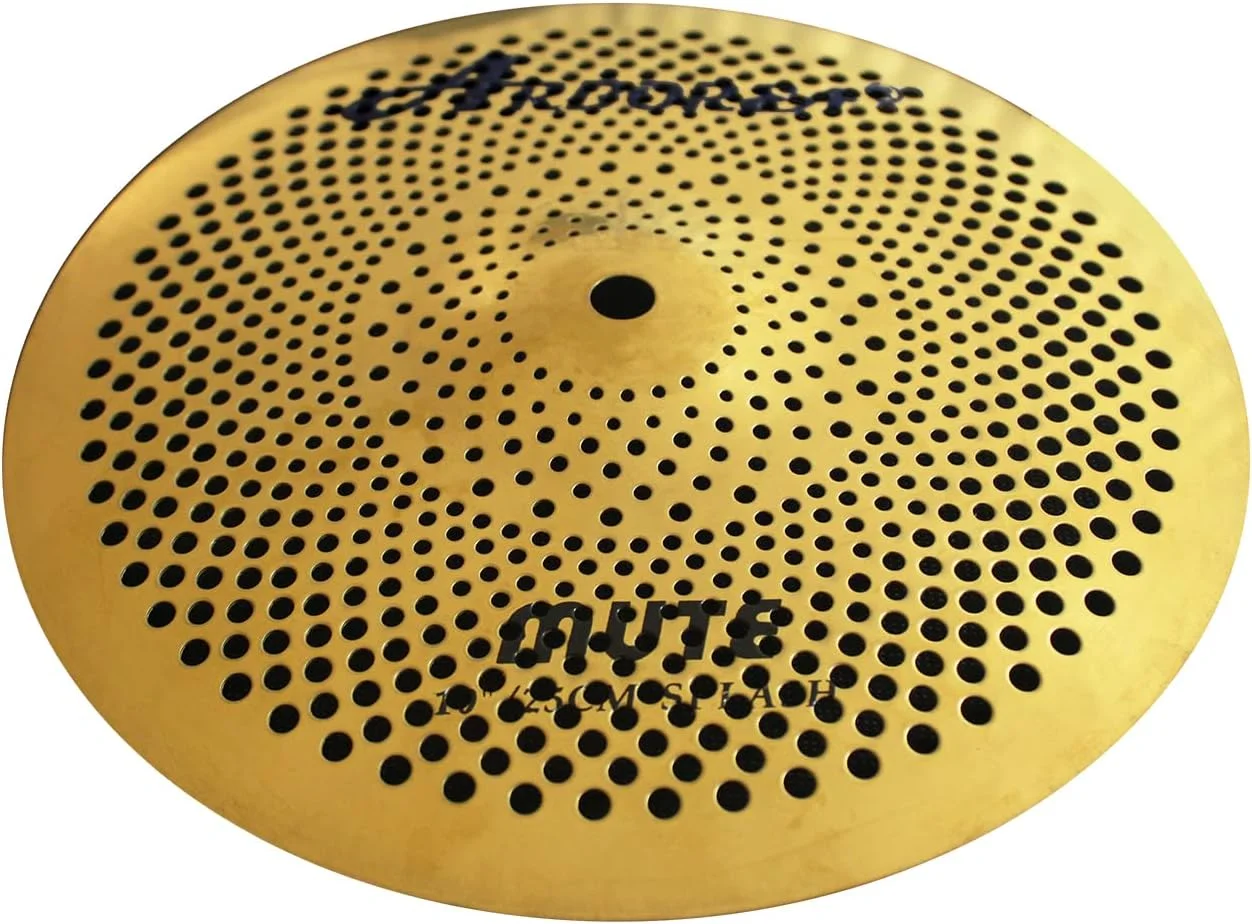 سنج بی صدا آربوریا، سنج کم حجم طلایی اسپلش کراش برای تمرین (اسپلش 10 اینچ) سنج بی صدا آربوریا، سنج کم حجم طلایی اسپلش کراش برای تمرین (اسپلش 10 اینچ)