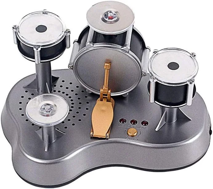 ست درام انگشتی کوچک Alnicov با نور LED و سازهای کوبه ای جاز