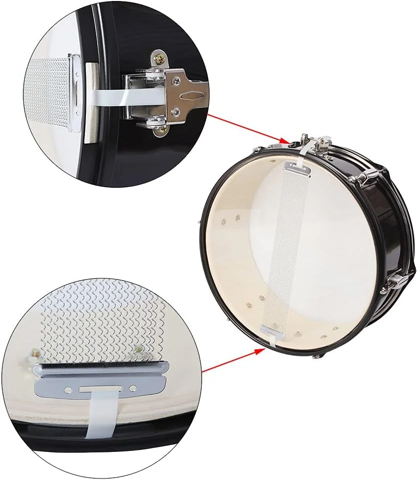 پوست درام اسنر حرفه ای 14 اینچی به همراه چوب درام، آچار کوک و بند برای گروه های دانشجویی