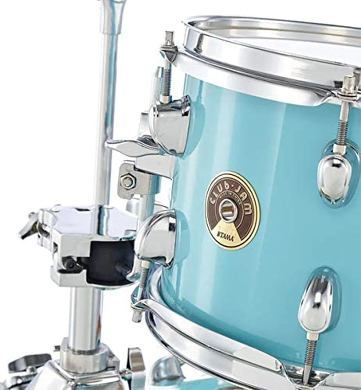 ست درام TAMA Club-JAM Flyer - ست 4 تکه - آبی آکوآ (AQB) - ست درام جمع و جور با درام باس 14 اینچی