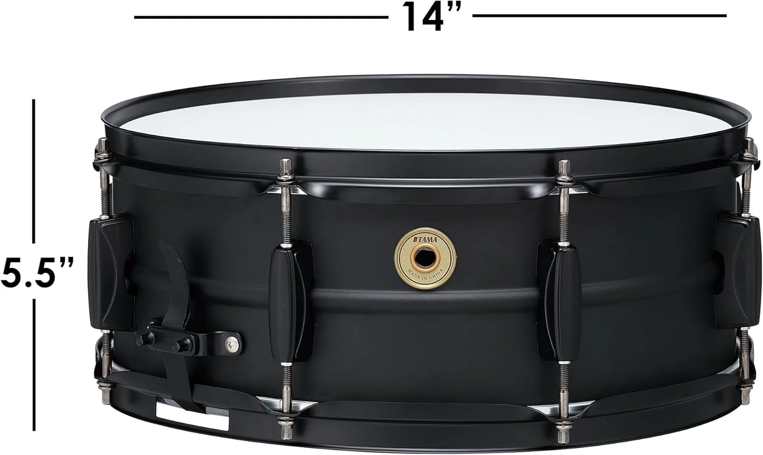 طبل اسنر تاما مدل BST1455BK - سایز 5.5 در 14 اینچ - مشکی مات طبل اسنر تاما مدل BST1455BK - سایز 5.5 در 14 اینچ - مشکی مات